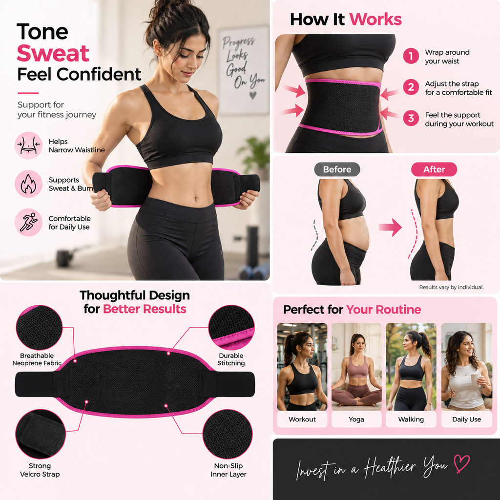 FitCurve Waist Support Belt