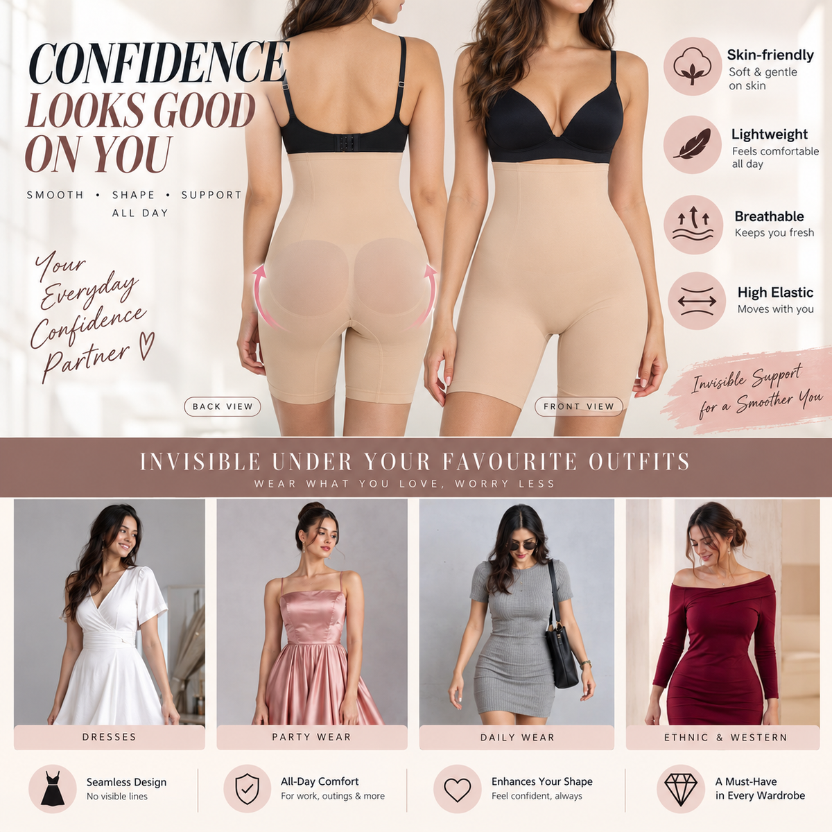 SculptFit™ 4-in-1 Body Shaper